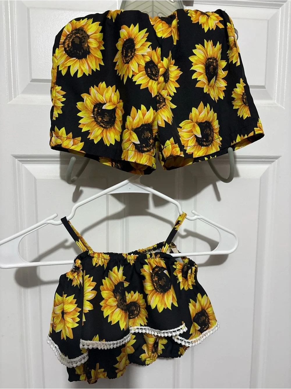 Abshoo Kids Sunflower Backpack and Matching Top - Black & Yellow